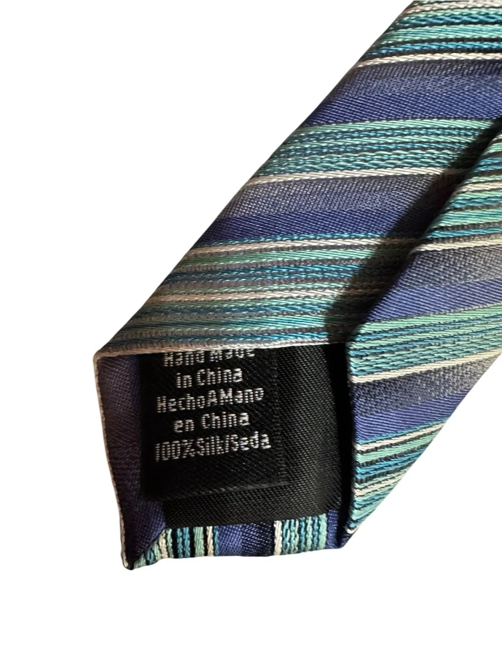 Van Heusen Silk Tie Handmade Quiet Luxury Career Professional Wedding Formal